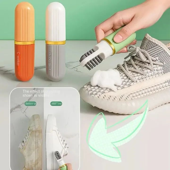 3 In 1 New Shoe Cleaning Brush with Spray