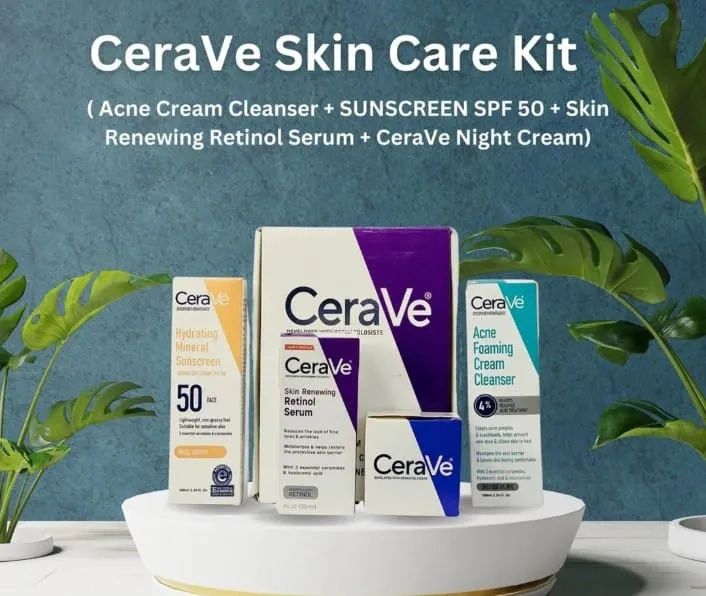 The CeraVe 4 in 1 Kit typically
